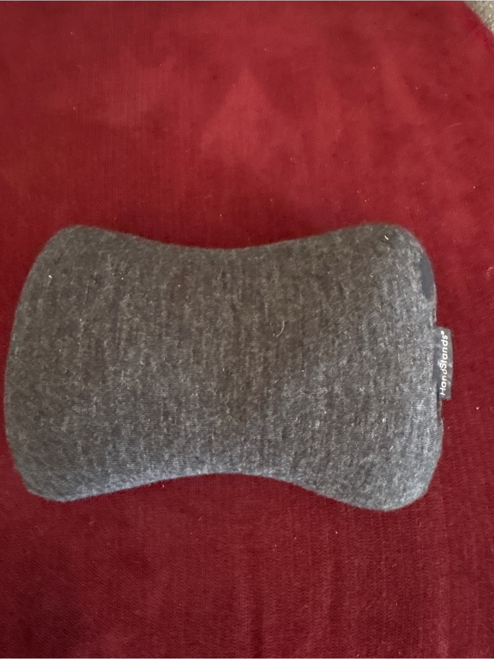 Pre Owned HandStands Gray Ergonomic Lumbar Support Pillow/Cushion-6”x4”x1”